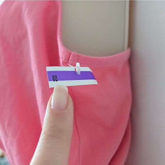 BP Tie Front Pajamas Cropped Cami Top Missing shorts Pink Bubblegum - Picture 5 of 8